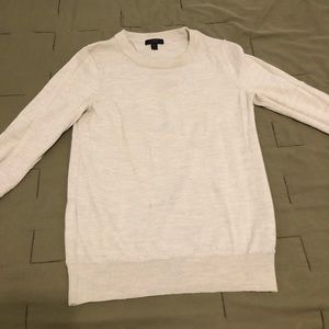 J. Crew quarter sleeve merino wool sweater